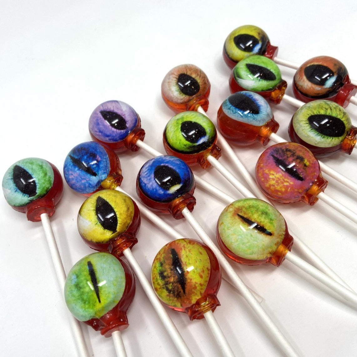 Spooky Eyeball Lollipops 6-piece set by I Want Candy!