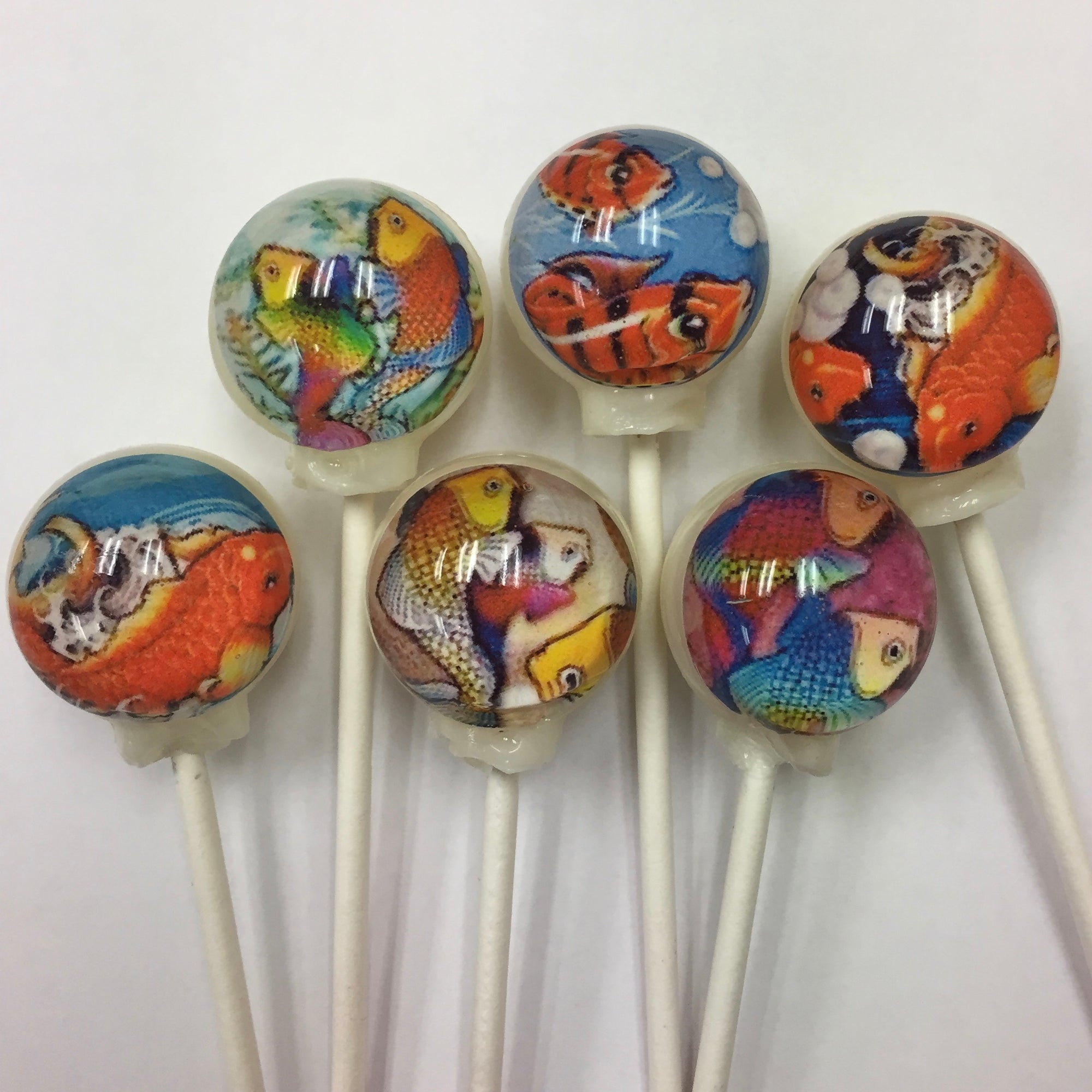 Koi Lollipops 6-piece set by I Want Candy!
