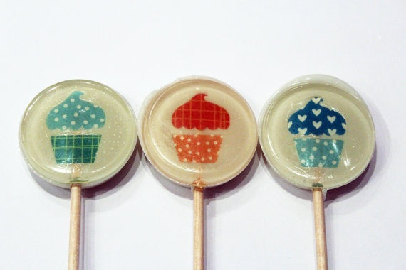Have Your Cupcake Lollipops 5-piece set by I Want Candy!