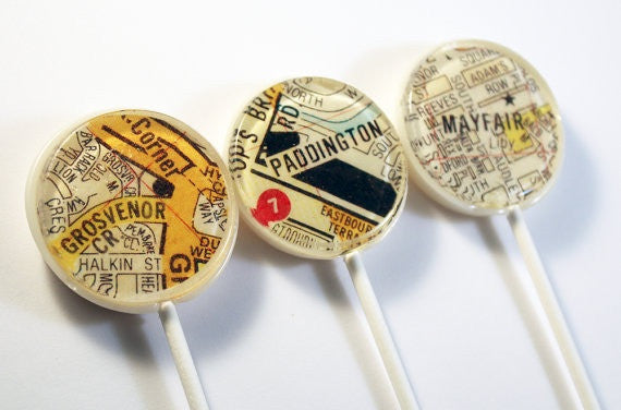 Streets of London Lollipops 5-piece set by I Want Candy!