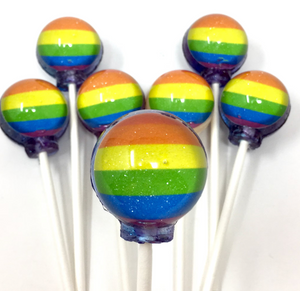 Pride Love Is Love  Lollipops 6-piece set by I Want Candy!