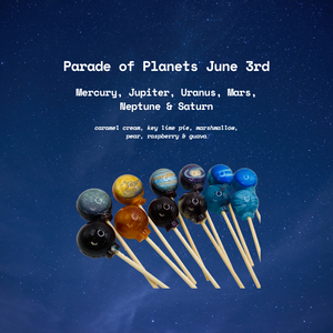 Parade of Planets  2024 Lollipops 6-piece set by I Want Candy!