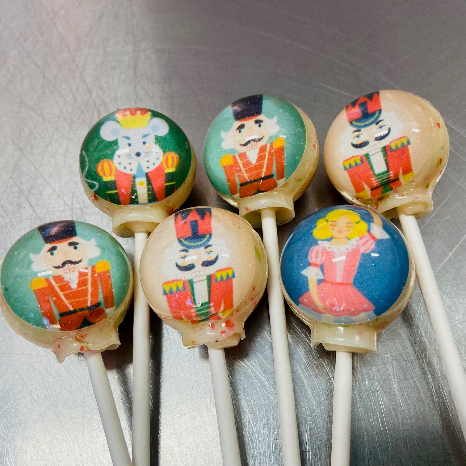 The Nutcracker Lollipops 6-piece set by I Want Candy!