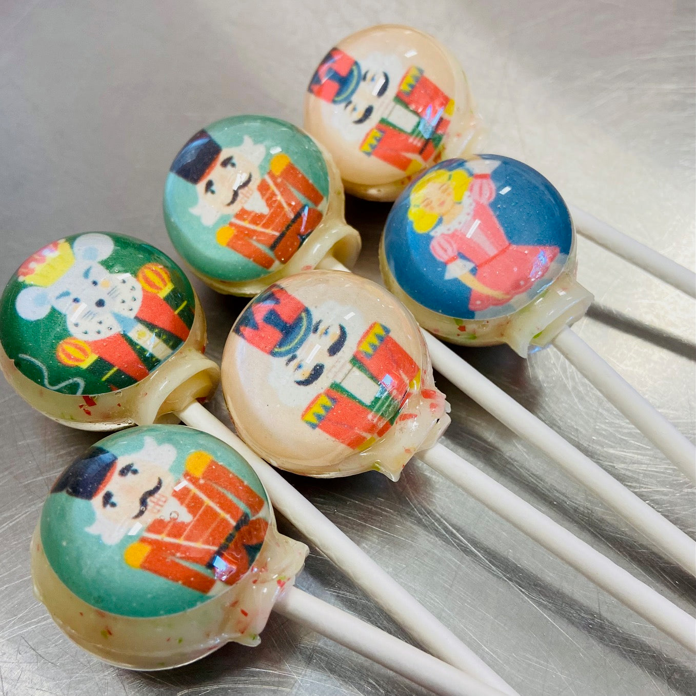 The Nutcracker Lollipops 6-piece set by I Want Candy!