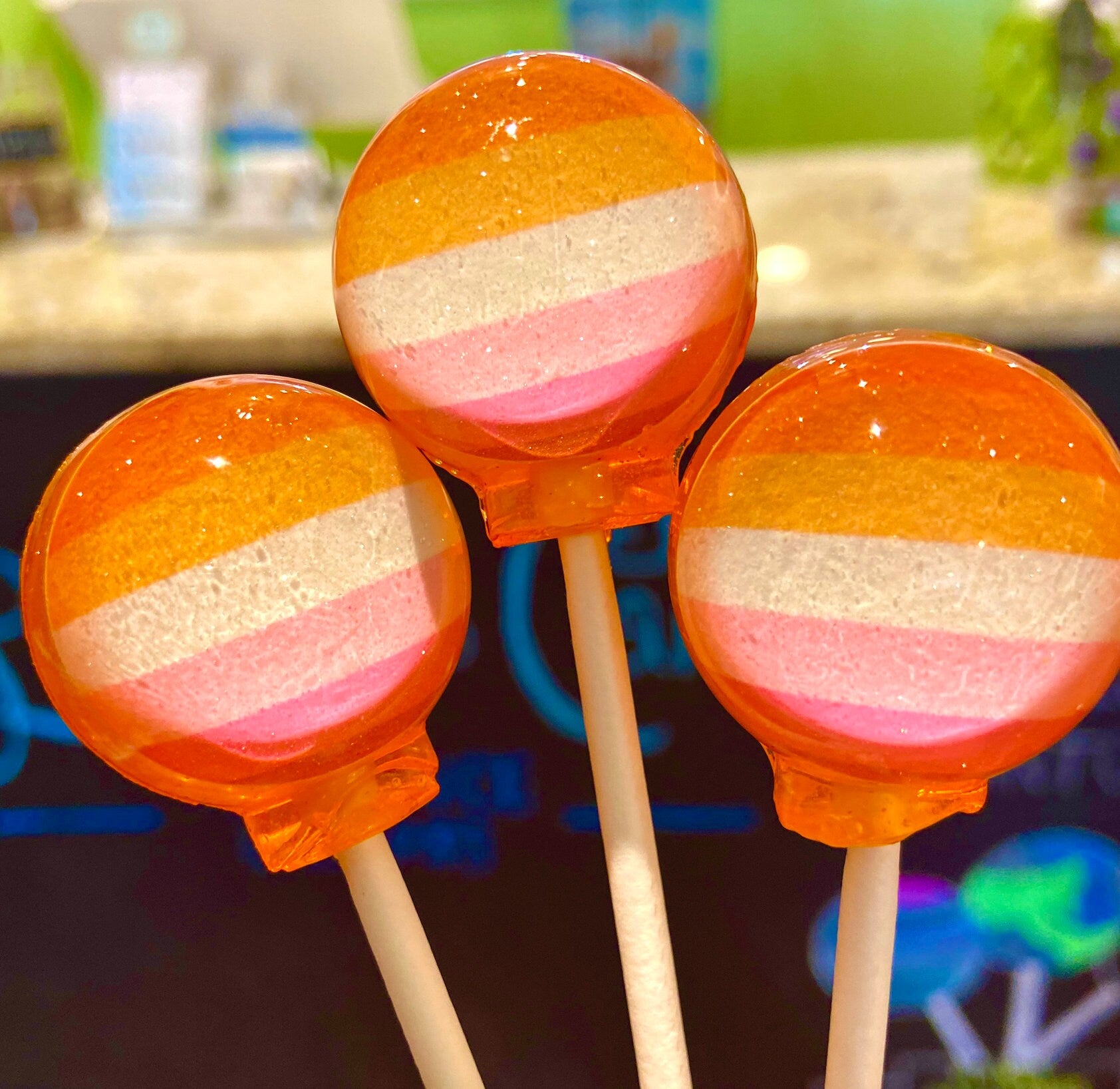 Pride Love Is Love  Lollipops 6-piece set by I Want Candy!