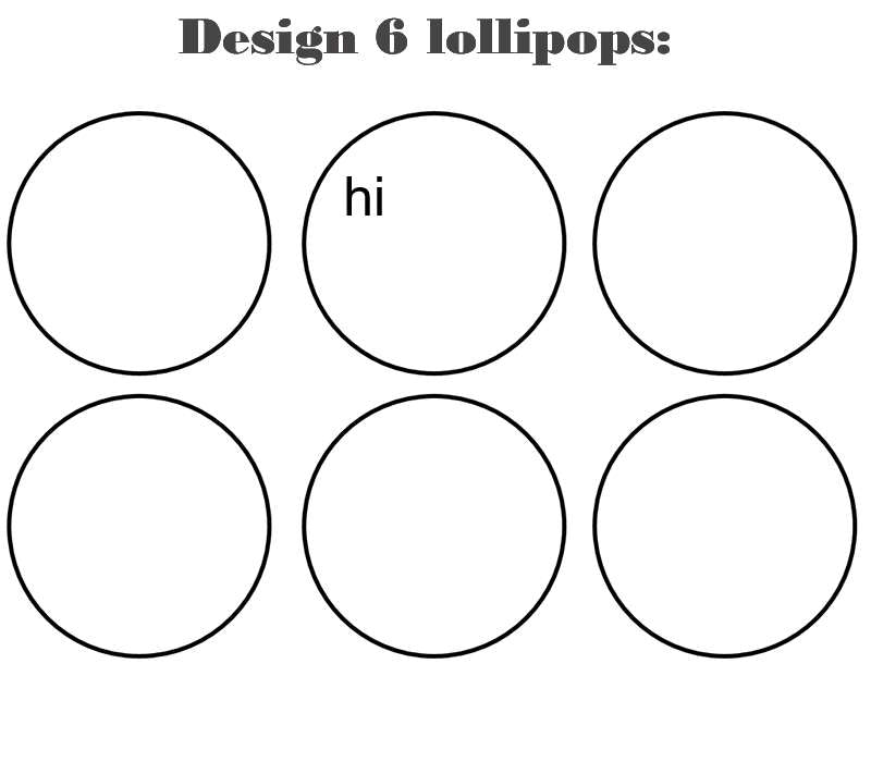 Customize your own 2D ball style edible image lollipop