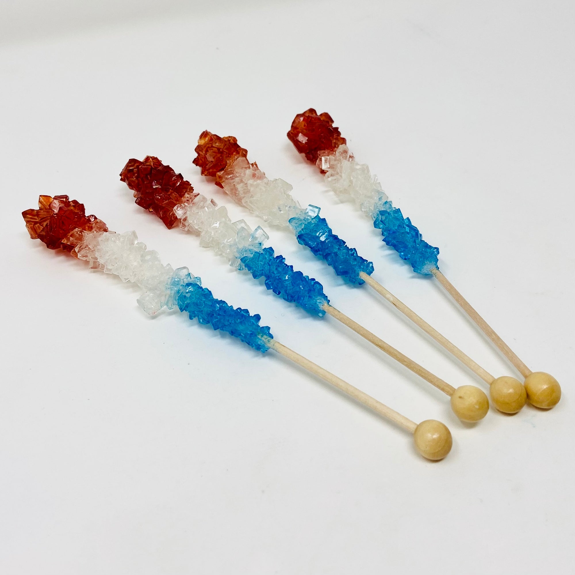 Red, White & Blue Rock Candy 4-piece set from I Want Candy!