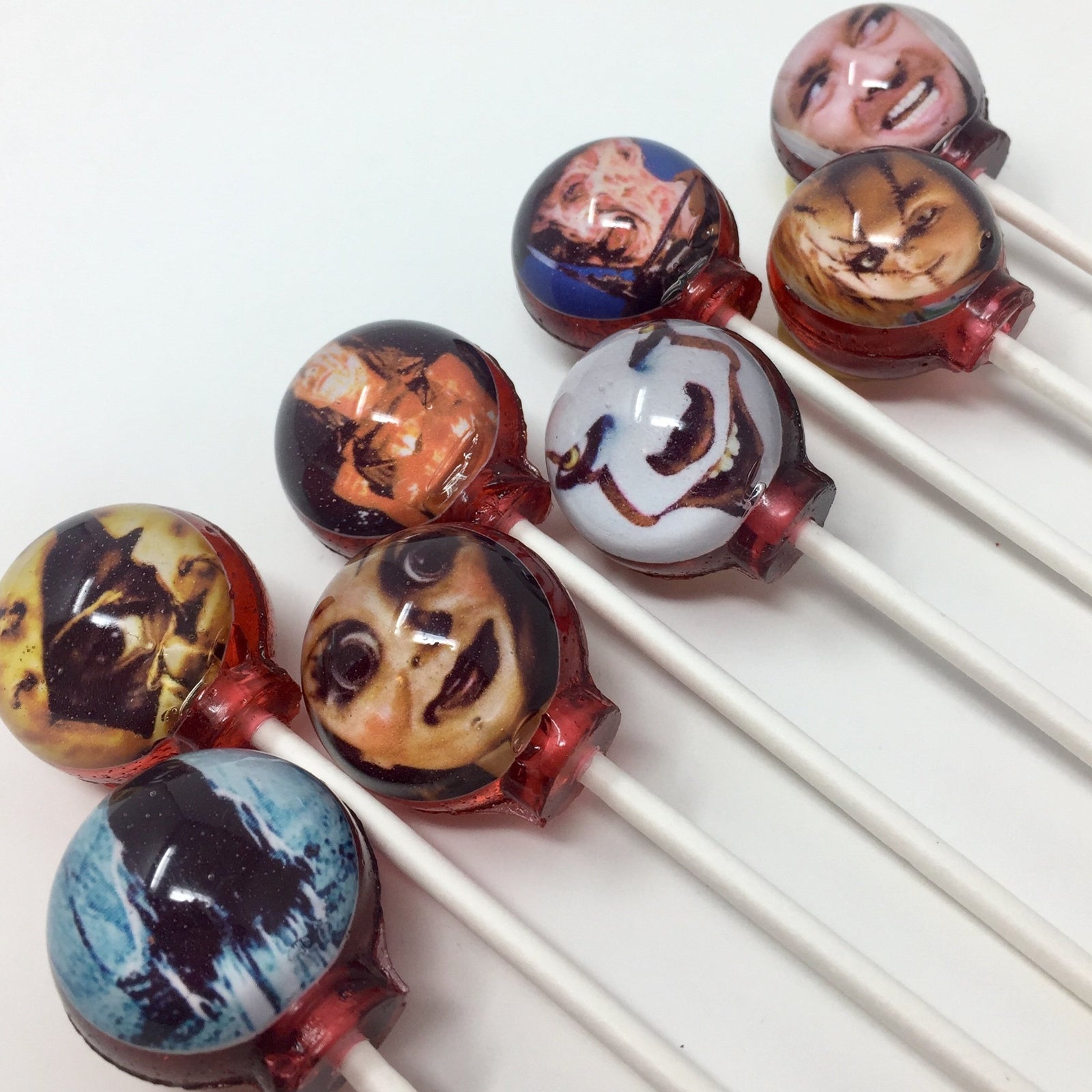 Icons of Mayhem Lollipops 8-piece set by I Want Candy!