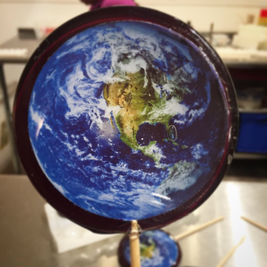 Mega Flat Style Planet Lollipops® 1-piece by I Want Candy!