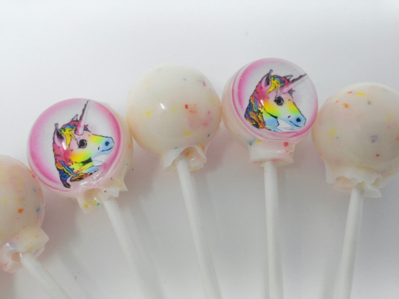 Unicorn Lollipops 6-piece set by I Want Candy!