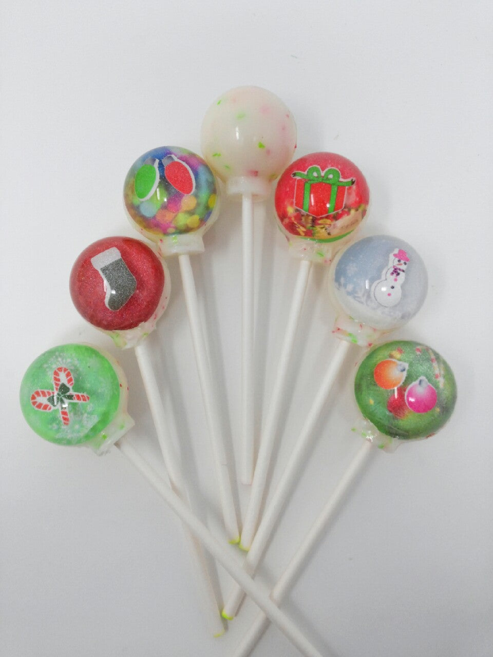 Snow Globe 3-D Lollipops 6-piece set by I Want Candy!