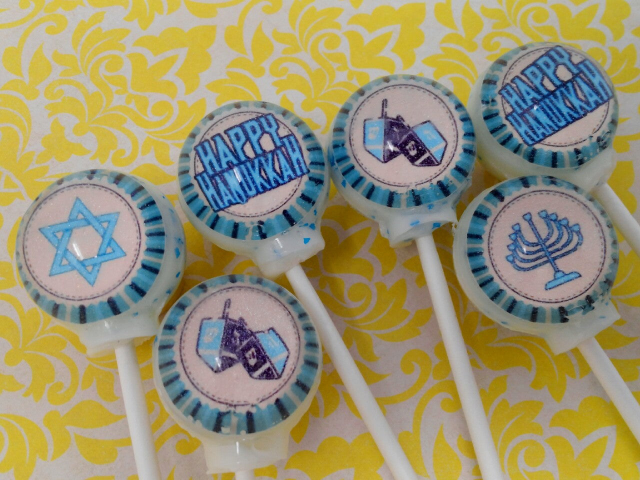 Happy Hanukkah 6-piece set by I Want Candy!
