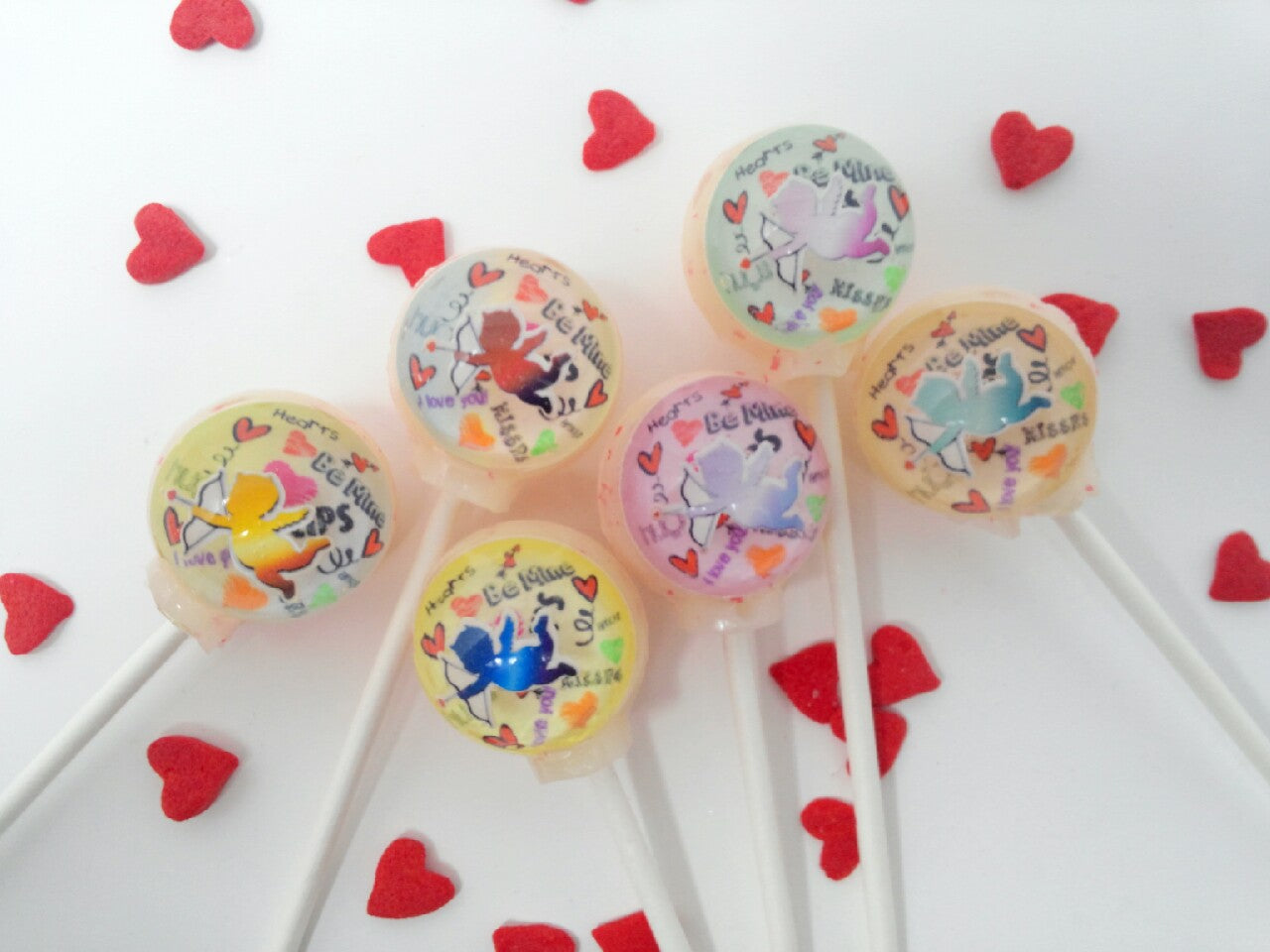 Cupid 3-D Lollipops 6-piece set by I Want Candy!