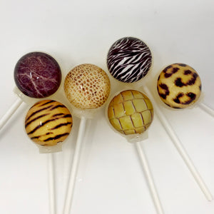 Sweet Safari Lollipops 6-piece set by I Want Candy!