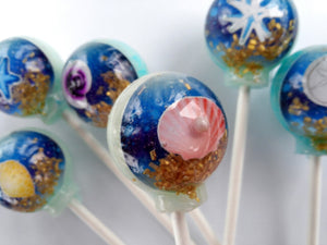 Sea Shell 3-D Lollipops 6-piece set by I Want Candy!