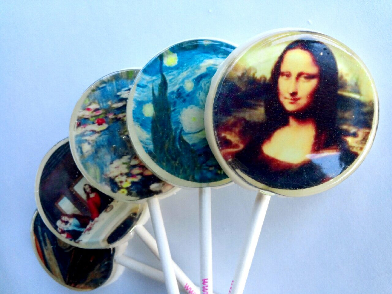 Famous Works of Art Lollipops 5-piece set by I Want Candy!