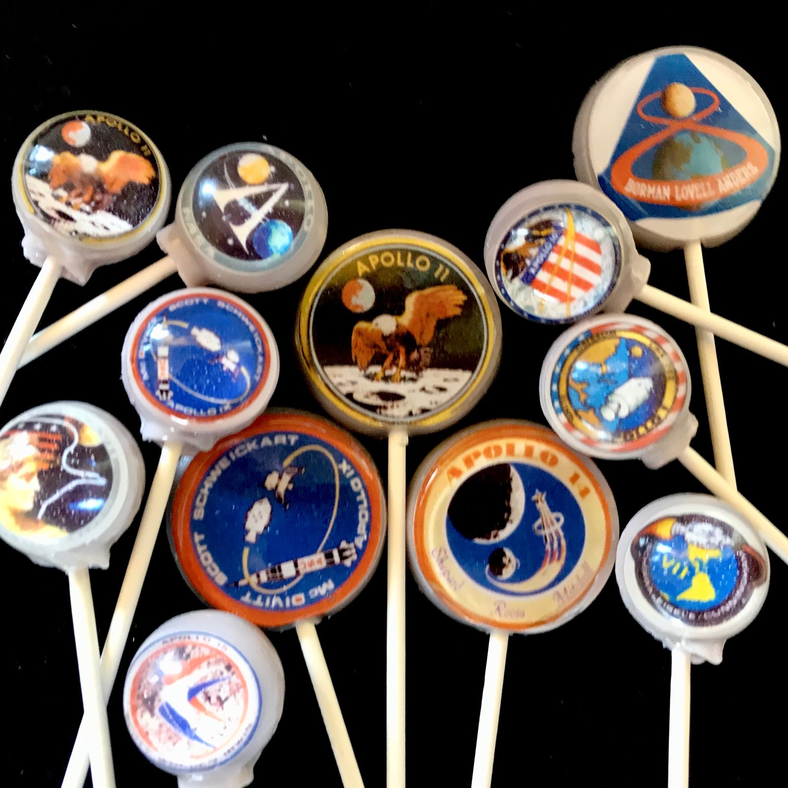 Apollo Mission Lollipops 5 or 6-piece set by I Want Candy