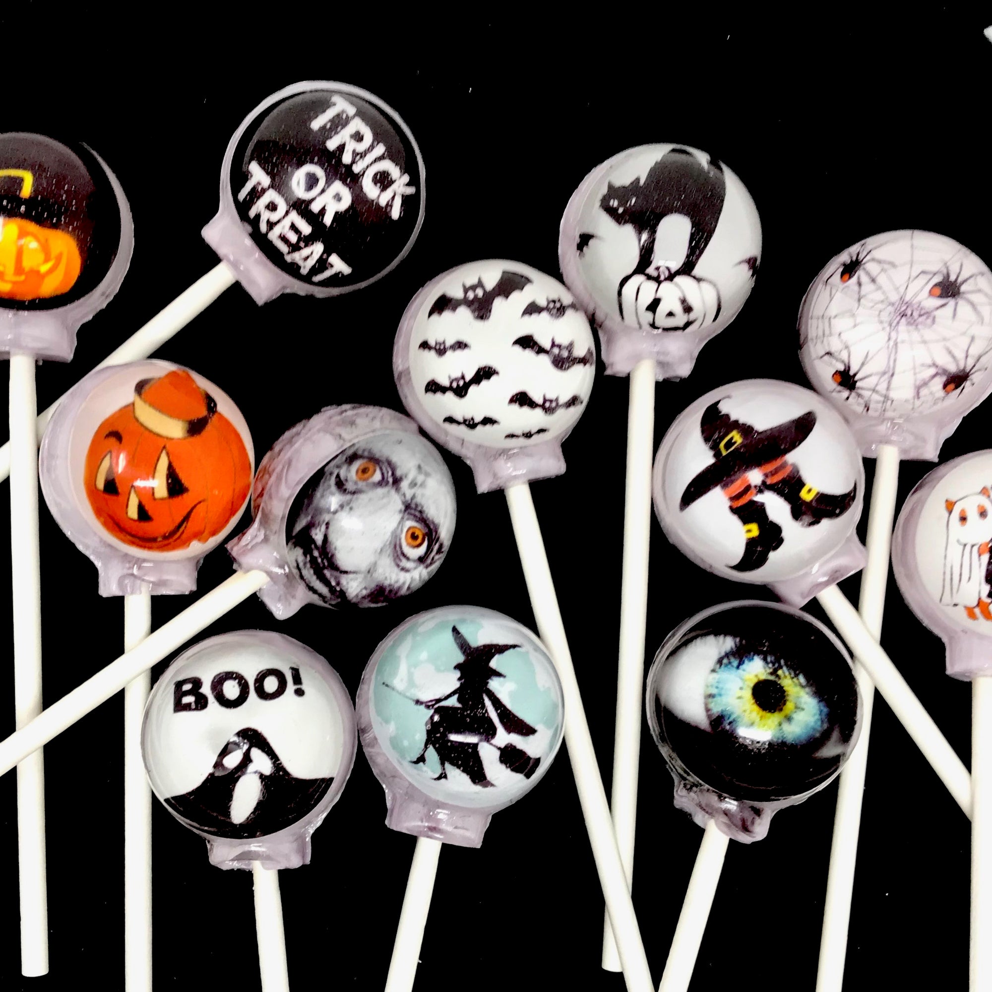 Trick or Treat Lollipops 6-piece set by I Want Candy!