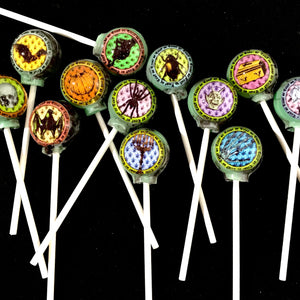 Halloween bewitched edible image lollipops by I Want Candy!