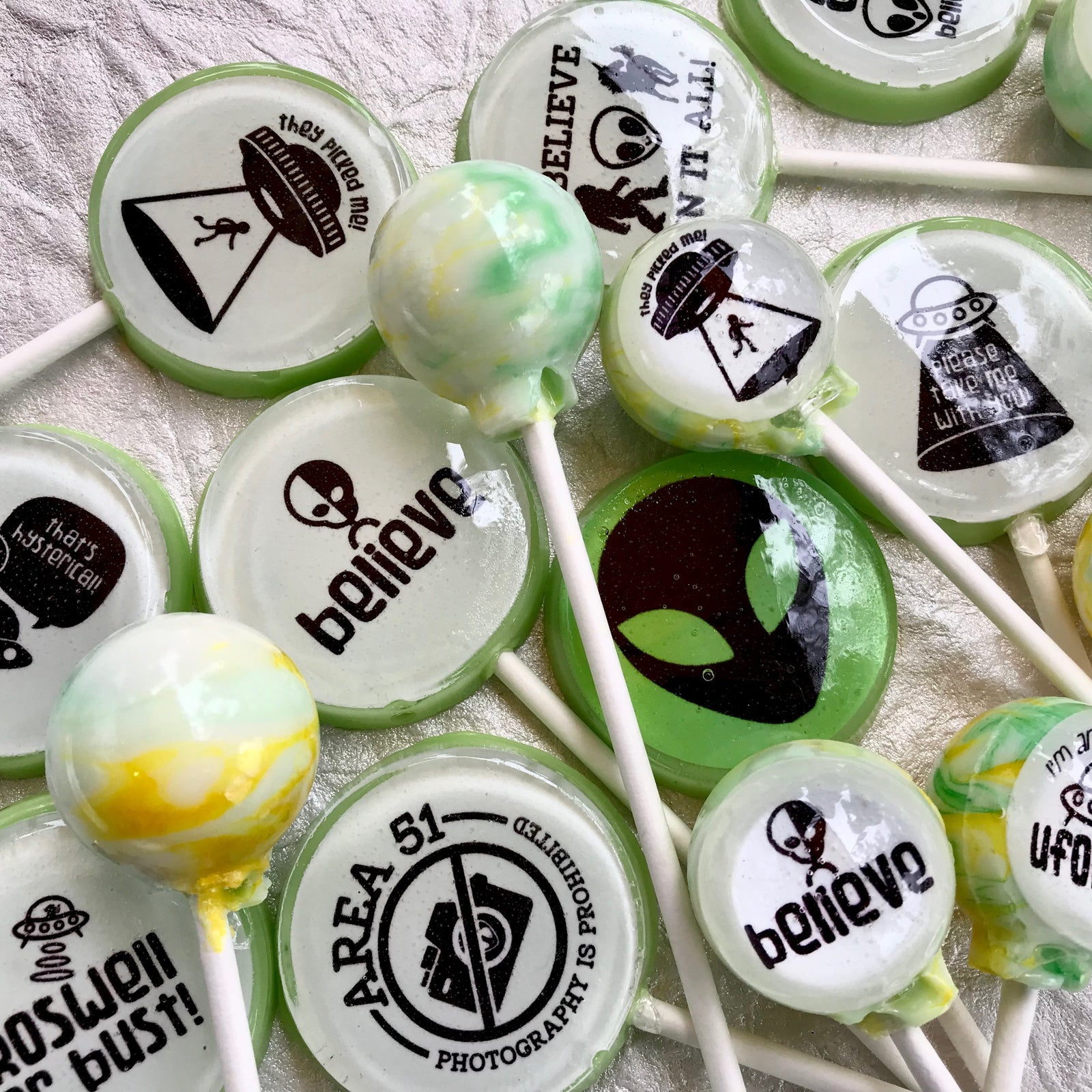 I Believe! Lollipops 6-piece set by I Want Candy!