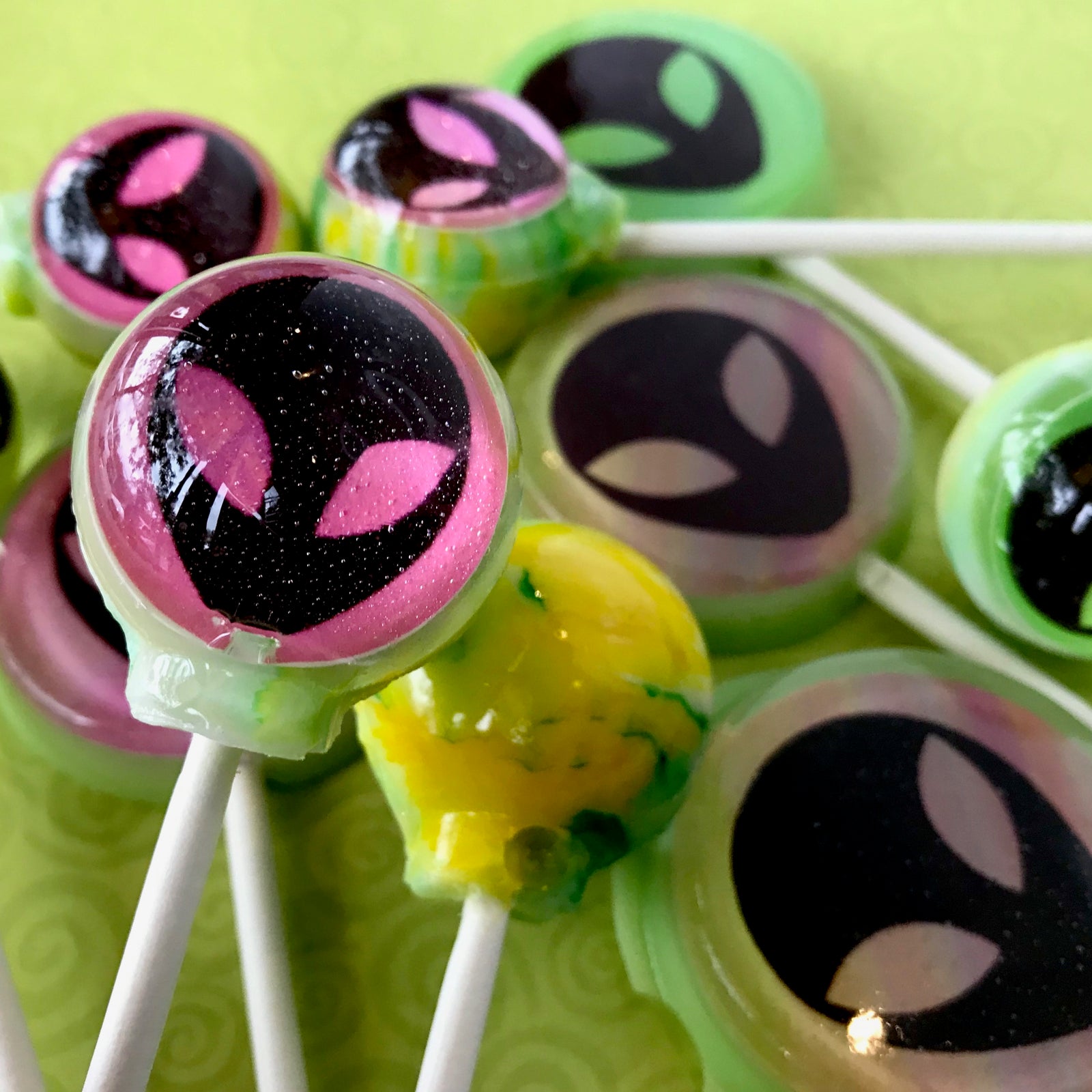 Visitors: From Space Lollipops 5 or 6-piece set by I Want Candy!