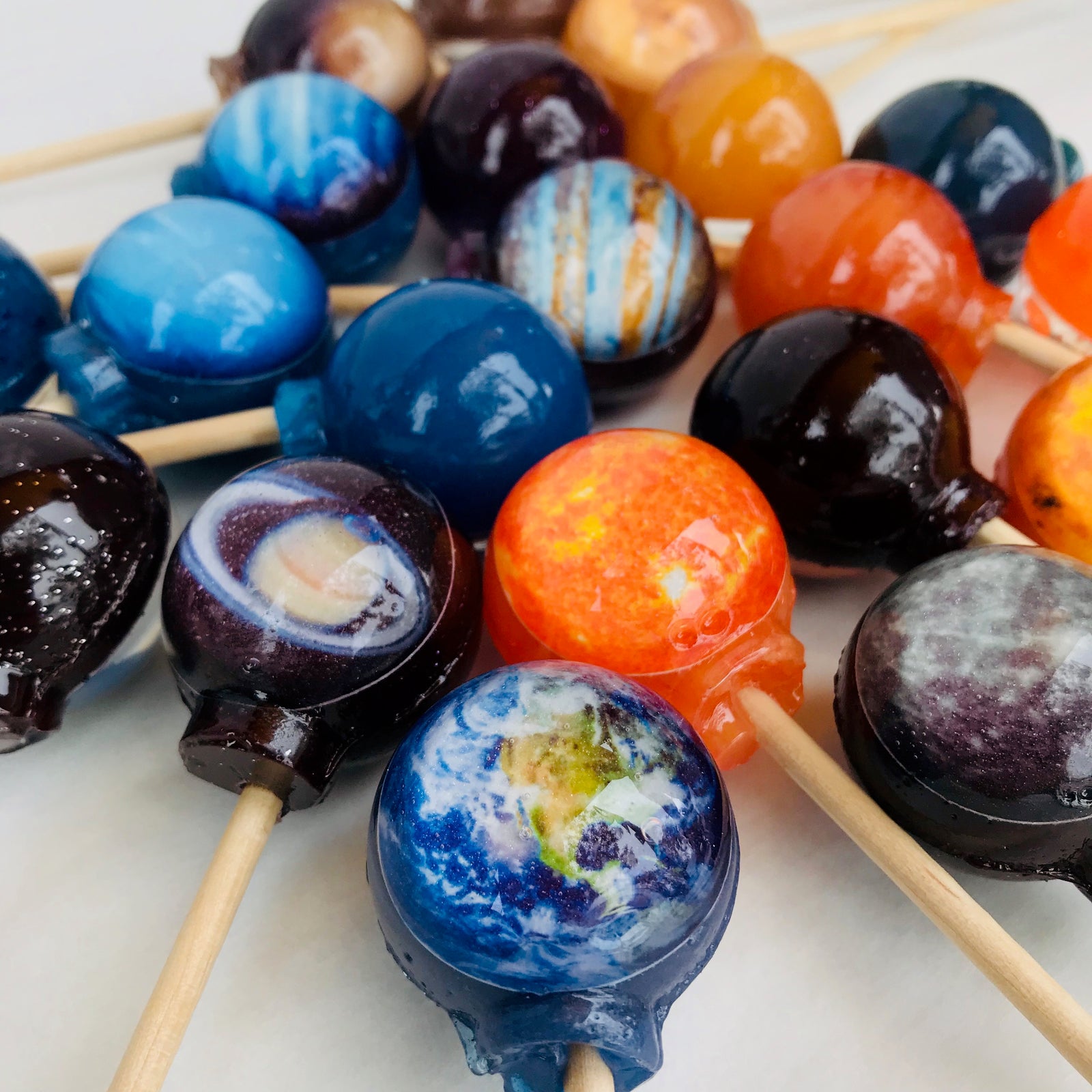 Cosmic Planet Lollipop® 10-piece set by I Want Candy!