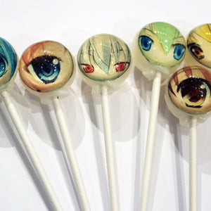 Anime Eye Lollipops 6-piece set by I Want Candy!