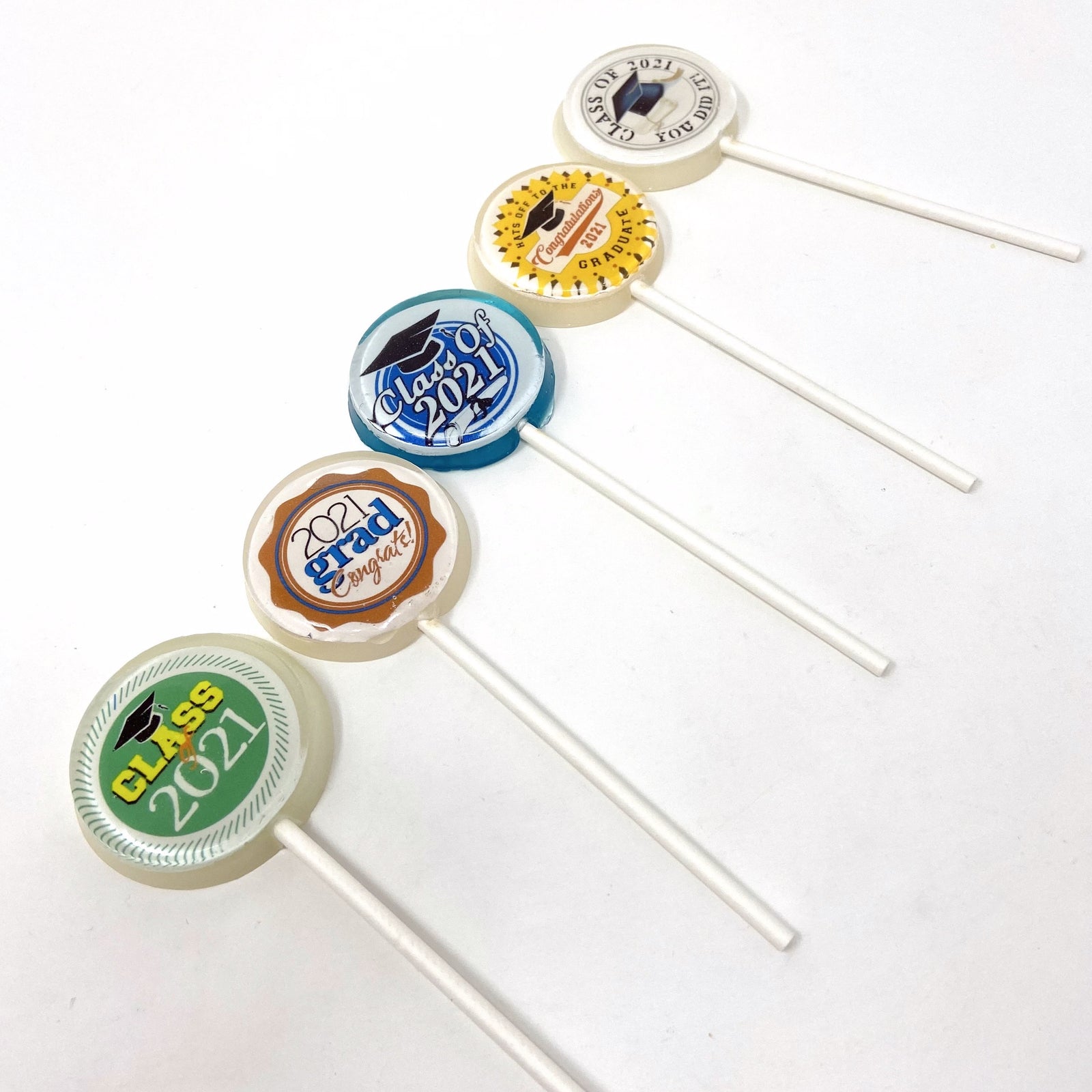 Graduation Lollipops 5-piece set by I Want Candy!