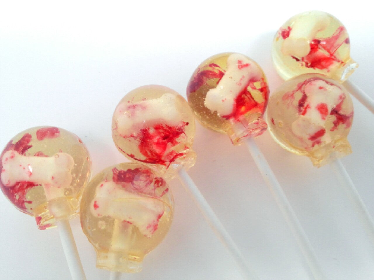 Bloody Bones Lollipops 6-piece set by I Want Candy!