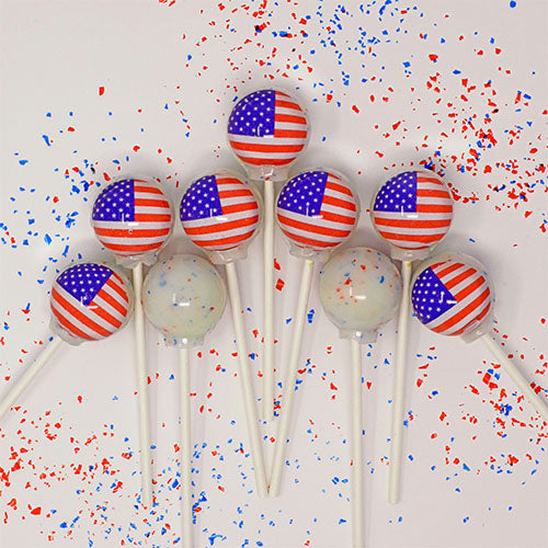 Flags of Earth Lollipops 6-piece set by I Want Candy!