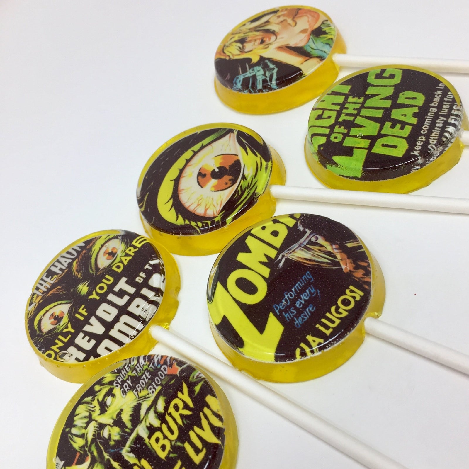 Zombie Apocalypse Lollipops 5-piece set by I Want Candy!