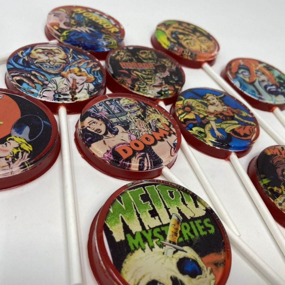 Chamber of Chills Lollipops 5-piece set by I Want Candy!