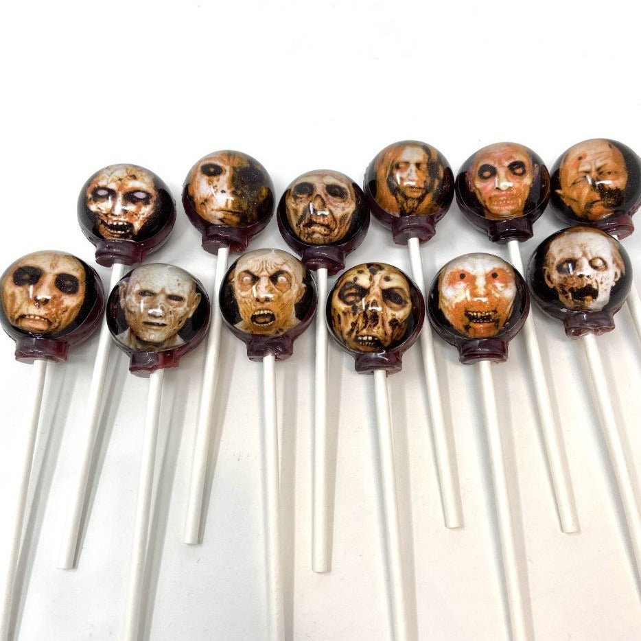 Zombies Everywhere Lollipops 6-piece set by I Want Candy!